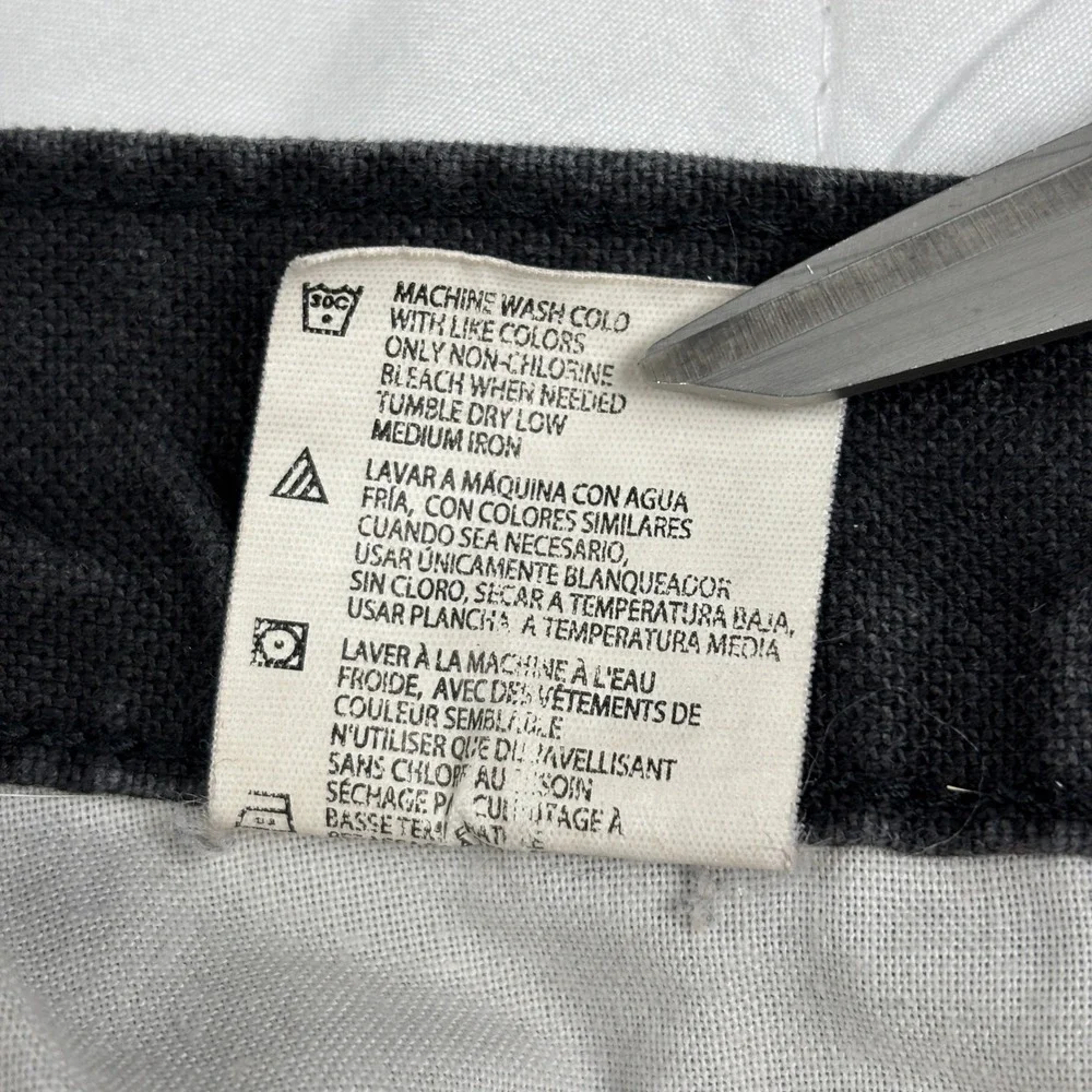 Dickies Men's Work Pants 40x32 Black Cotton Stretch Utility‎ Straight